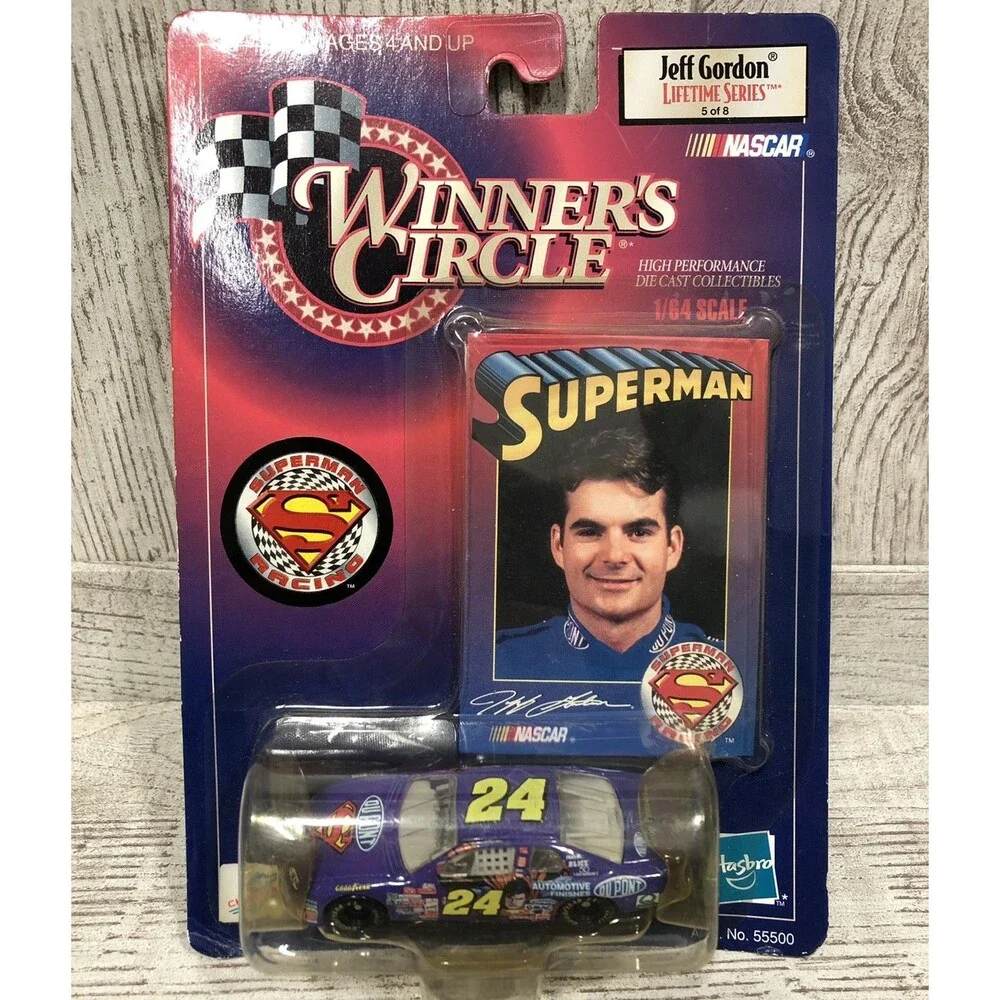 Lot Of 2 Action 1999 Lifetime/LE Series Jeff Gordon Superman #24 1:64 NIB